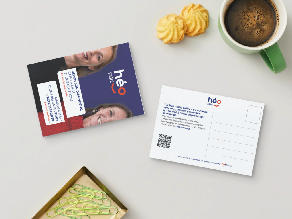Flyer - Carte postale héo santé